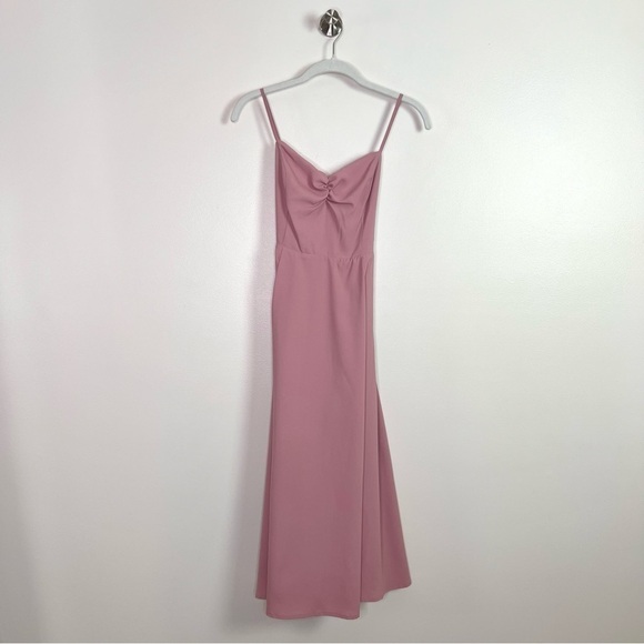 Lulu’s  Remember Me Sweetly Mauve Pink Sleeveless Midi Dress - Picture 7 of 11